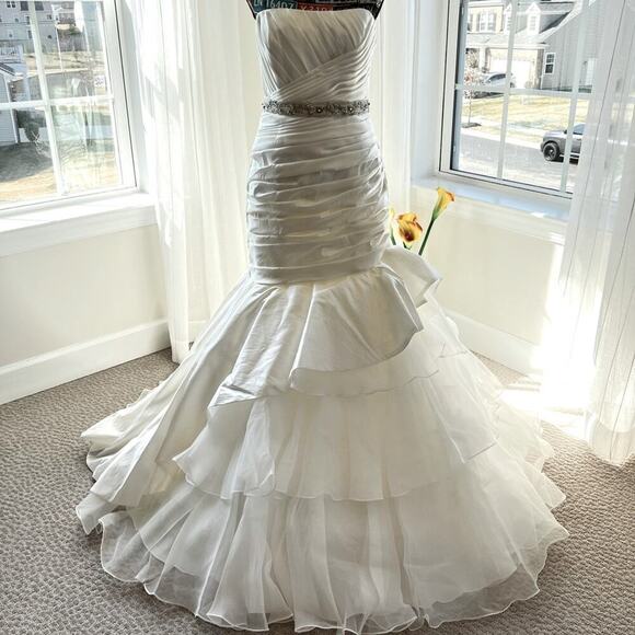 Mori Lee by Madeline Gardner Mermaid Wedding Gown *NWT - Picture 1 of 9